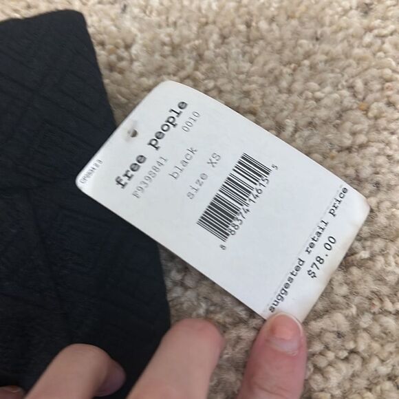 NWT Free People Black Story Teller Skirt - Picture 2 of 4